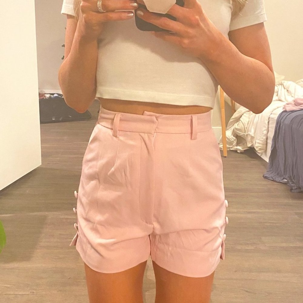 Meshki Charlize Tailored Short Light Pink - XS